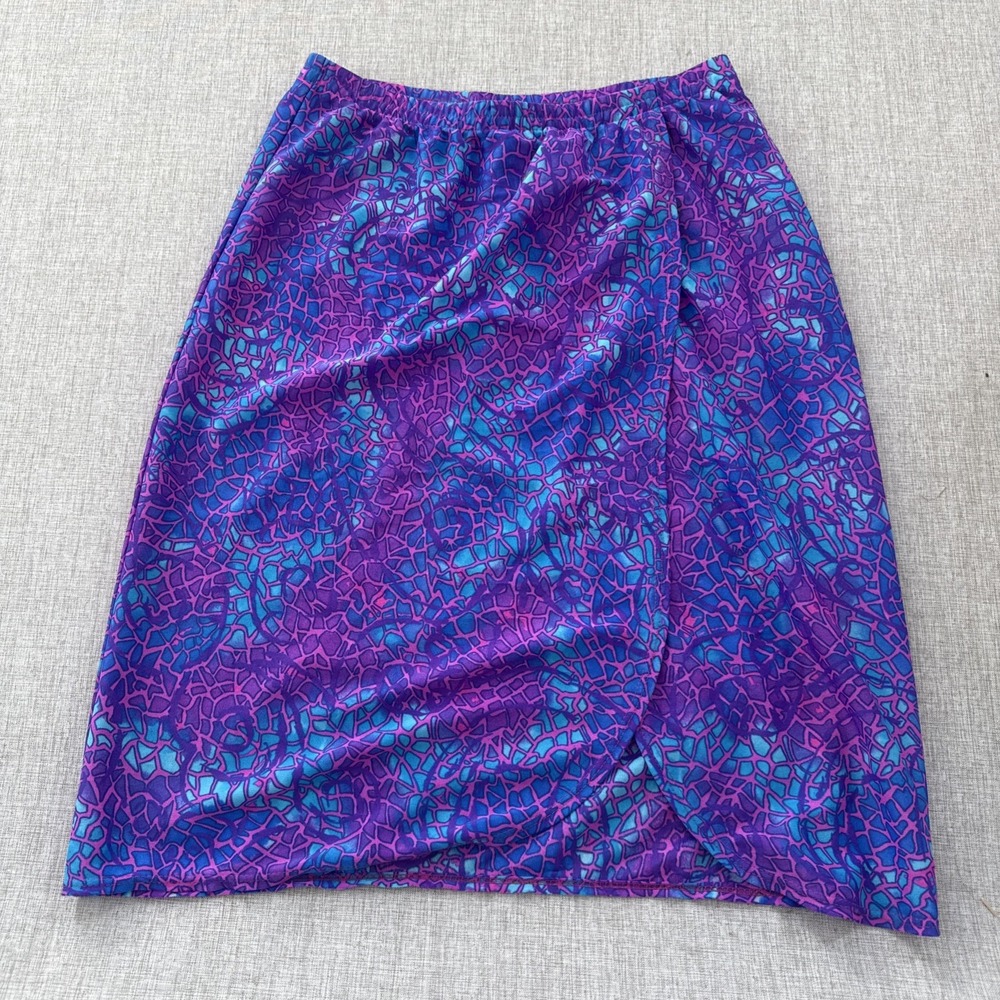Vintage Jantzen Swimsuit Coverup Skirt Women's Medium Colorful 80s 90s USA Made - Picture 5 of 8